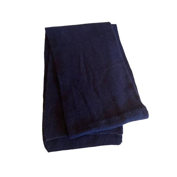 Crew Cuts Blue Knit Scarf Muffler Skull Crossbones Stitch One Size - Picture 6 of 6